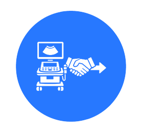 Moderne Praxisausstattung Ultraschall